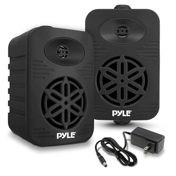 Main product image for Pyle PDWRBT56BK 5.25" Outdoor Waterproof Bluetooth Speaker Pair Black310-2465